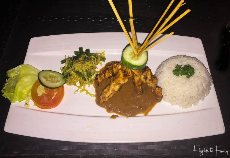 Nusa Lembongan Restaurants - The Sampan Satay Chicken
