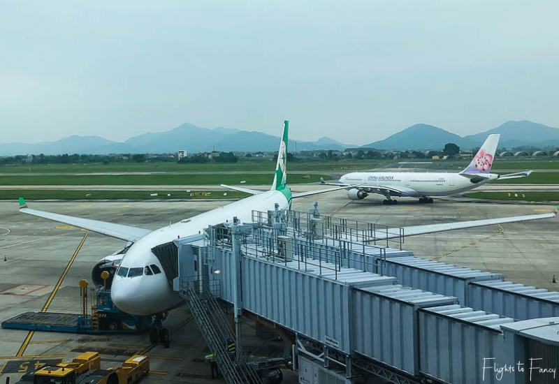 Eva Air & China Airlines at Taipei Airport