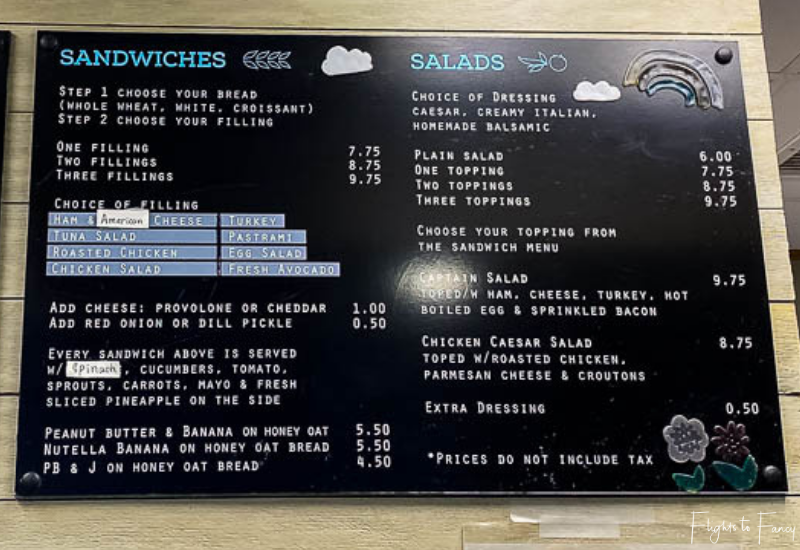 Pai's Deli Waikiki Sandwiches & Salads Menu