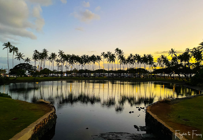 Sunset Ala Moana Beach Park