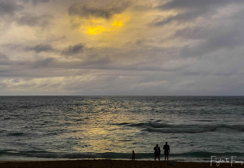 Sunset at Sunset Beach Oahu