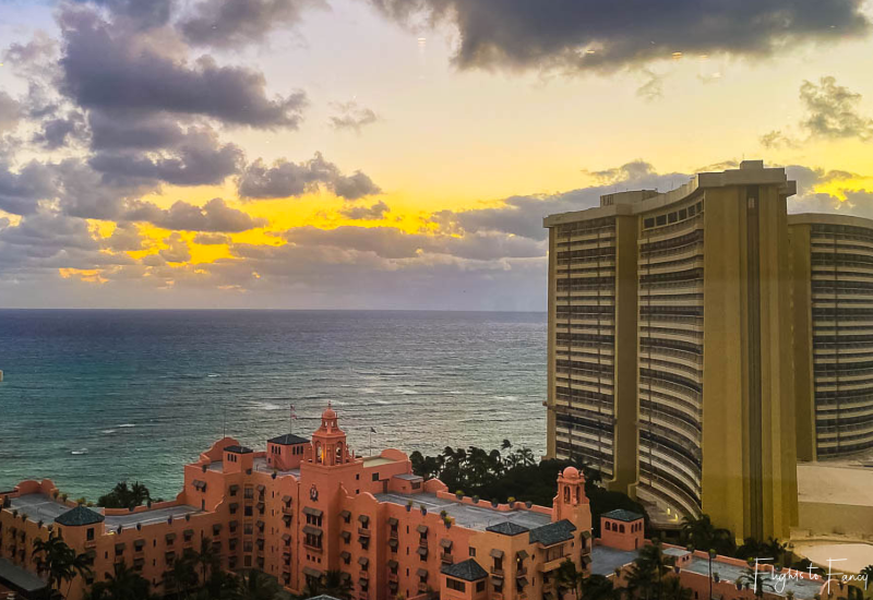 Sunset from the Top Of Waikiki