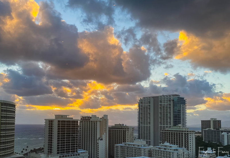 Sunset view from Top Of Waikiki